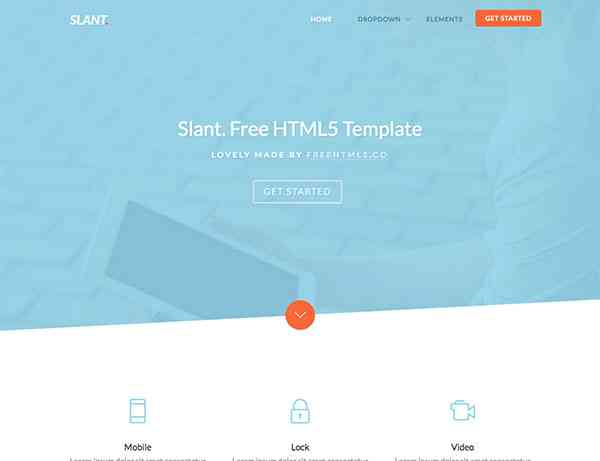 Free HTML5 Bootstrap Template